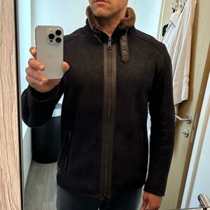 Overland Sheepskin jacket, mens, size 40 (M)